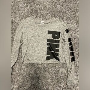 Pink Nation Girls Long Sleeve Cropped